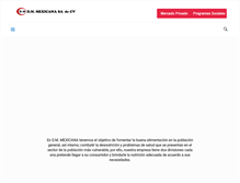 Tablet Screenshot of d-mmexicana.com.mx